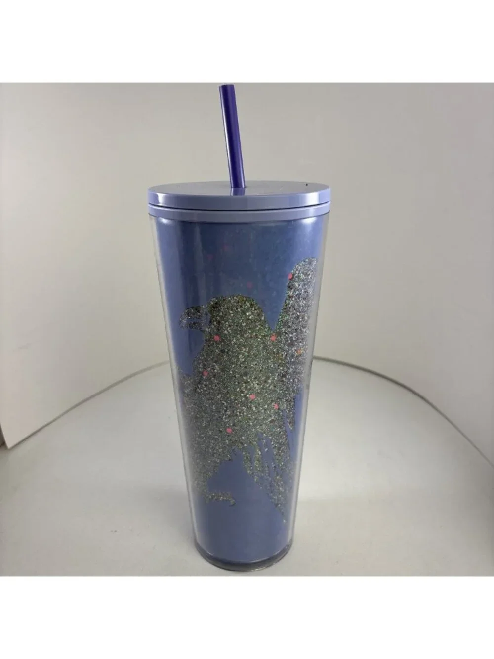 NEW Starbucks Periwinkle Raven Halloween Cold Cup Tumbler 2022 Venti